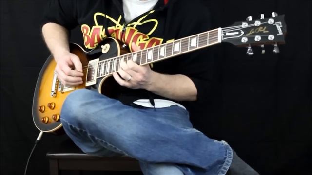 Slow Blues in E - Les Paul Signature T into a Fender Blues Junior смотреть онлайн