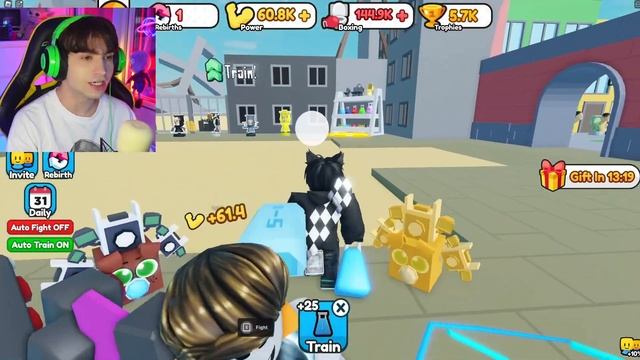 СТАНОВЛЮСЬ СИЛЬНЕЕ на 1 за 1 СЕКУНДУ В РОБЛОКС ! Я ПРОТИВ СКИБИДИ ТУАЛЕТОВ | Skibidi Arm Wrestling смотреть онлайн