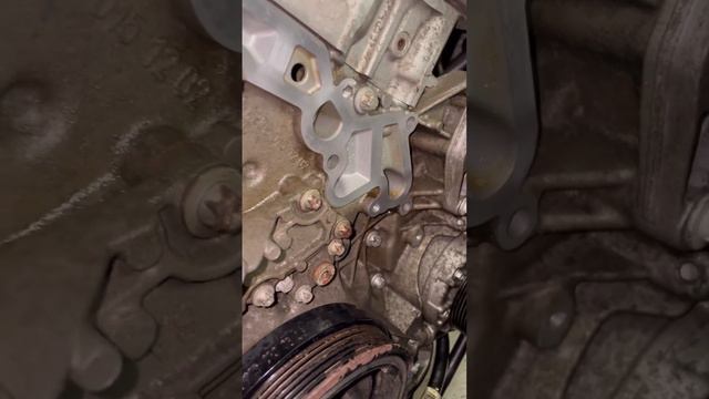 Mercedes with a big oil leak and noise from pulleys