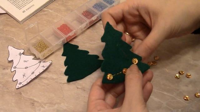 Елочка из фетра / Новогодние игрушки своими руками смотреть онлайн