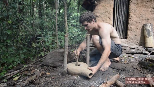 Primitive Technology. Воздуходувка, примитивный горн и железо из железобактерий смотреть онлайн