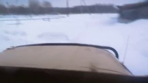 Снежный отвал на УАЗ - уборка снега