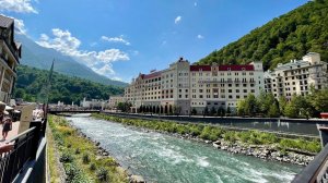 Релакс поездка из Розы Хутор в Сочи. Красивые виды гор.