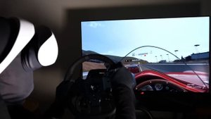 $1350 PS5 PlayStation VR2 Racing Wheel Experience!