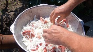 СЫРНЕ(СИРНЕ) В КАЗАНЕ НА СВЕЖЕМ ВОЗДУХЕ|КАЗАХСКАЯ КУХНЯ|БЛЮДО КОЧЕВНИКОВ