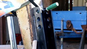 Installing A Titan Thumb On A Ford Backhoe  Man Time!