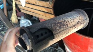 W210: Ремонт глушителя в Грузии