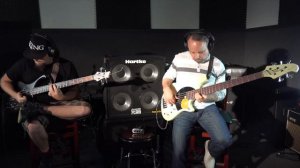 Marleaux BassGuitars -  David Pastorius and Christian Fabian @ Studio 101 Bass Session