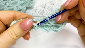 Как вязать узор веер крючком? Схема вязания веера крючком. Вязание для начинающих