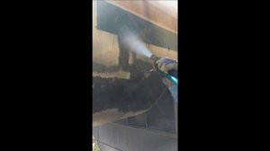 Гидропескоструй. Пескоструй с подачей воды, пыли меньше на 95%