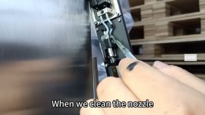 How to learn Videojet 1000 series inkjet printer nozzle cleaning?