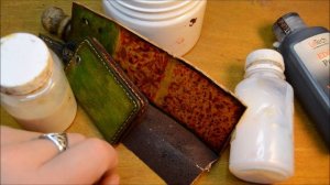 Как красить край кожи. Простые правила