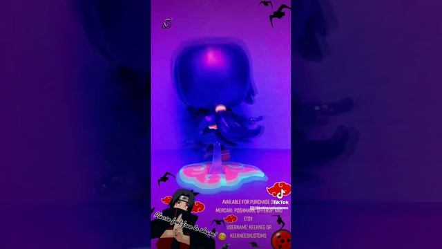 Funko Pop Glow Metallic Itachi w/Crows