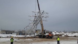 Монтаж опоры У35-2+5