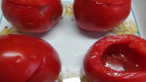 Помидоры фаршированные баклажаном