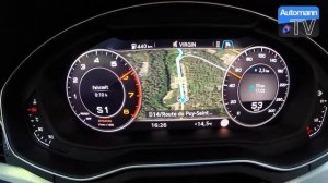 АУДИ A4 B9 2 0 TFSI 190 лс разгон от 0 100 км ч