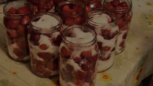 Компот из клубники на зиму. Простой рецепт без стерилизации.