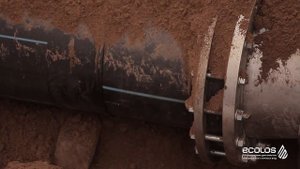 Южный город. Самара. Установка очистных сооружений нового поколения. Стройка.