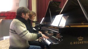 Gabriel Faure. Pavana. Piano 4 hands