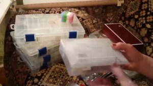 Органайзеры для хранения ниток мулине и бисера