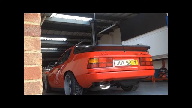 Porsche 924 Turbo Exhaust Sound Start Up JGC Porsche PTR Idle смотреть онлайн