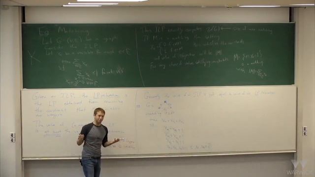 Introduction to Integer Linear Programming. MA252, University of Warwick, Week 8, Lecture 1 смотреть онлайн