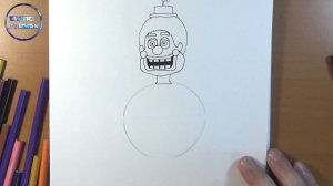 How to draw Lemonade Clown, FNAF, Как нарисовать Лимонадного Клоуна, ФНАФ