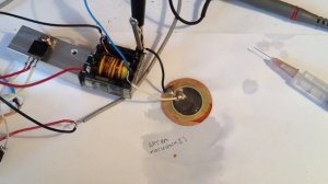 Мини распылитель капель воды на пьезоизлучателе из микроволновки