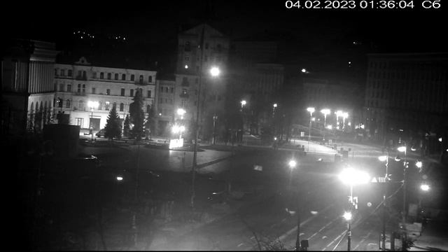 Веб-камера Киев Европейская площадь + Майдан 2023 02 04 смотреть онлайн