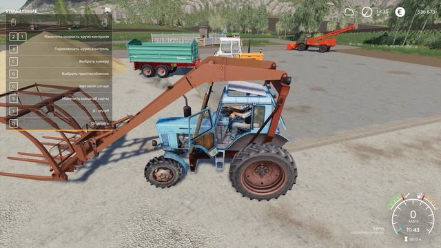 Новый бесплатный мод МТЗ-80 стогомёт для «Farming Simulator 19» смотреть онлайн