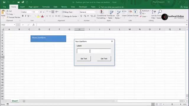 Bài 16 Giới hạn ký tự nhập vào textbox | VBA for Excel Nâng cao | Học lập trình - YouBo смотреть онлайн
