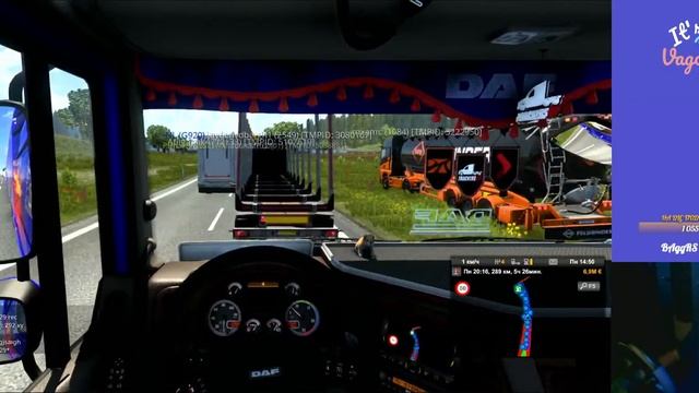 TruckersMP ETS2 (20:9) | It's Ded Vagonich Stream смотреть онлайн