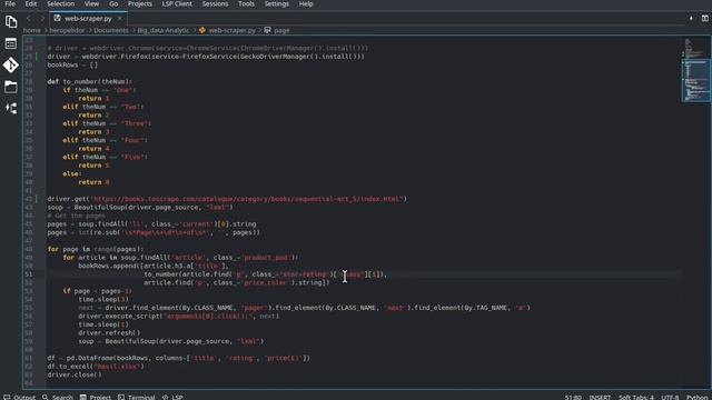 Web scraping pake Python + Selenium, Webdriver Manager, Beautifulsoup, Pandas, dan OpenPyxl смотреть онлайн