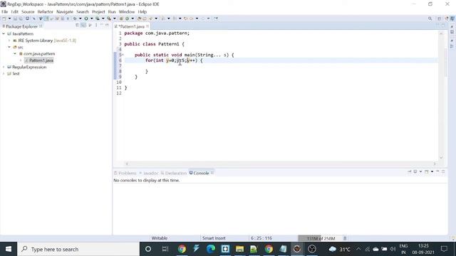 Pattern Program Using Java - Pattern 1