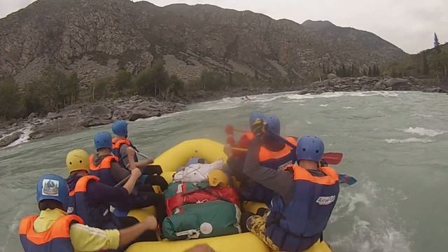 Экстремальный сплав по средней Катуни 2015