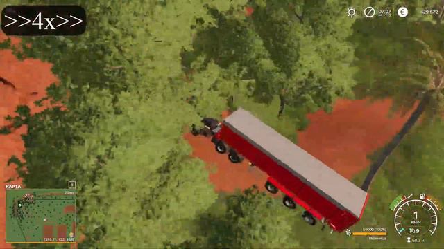 Farming Simulator 19 Большой кооператив #2 Как мы прицепы доставали... смотреть онлайн