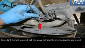 Mercedes-Benz W204 C-Class ABS Sensor Replacement DIY (2008-2014)