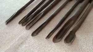 Токарные резцы по дереву.  Фасонные трубки.  HSS.Russians woodturning spindle gouges.