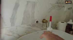 Установка встраиваемого смесителя,  душа, гигиенчика