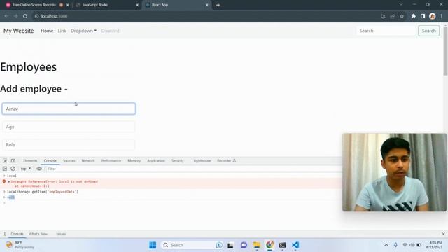 Learn React from Basic to Advanced | Lecture 9: Working with storage