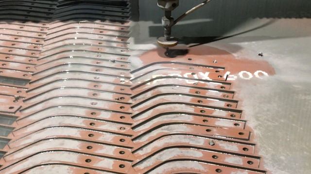 CNC - Water jet - Cutting HARDOX material - Radoman смотреть онлайн