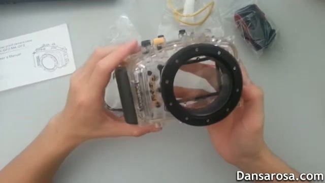 40m waterproof case underwater housing for Panasonic GF3 смотреть онлайн