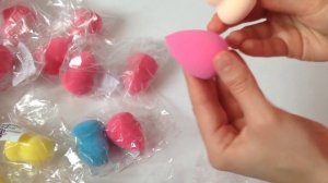 Косметический спонж для нанесения тональных основ. Спонжик для макияжа