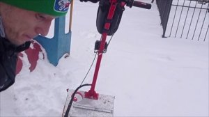 переделываем прототип мотосноуборда