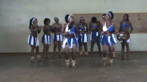 traditional tribal dancing in Kasane Botswana Africa