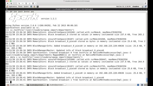 Hadoop Certification - CCA - Pyspark - Reading and Saving Text Files смотреть онлайн