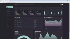 Responsive Admin dashboard Using HTML, CSS, and JavaScript ｜ Dark Mode