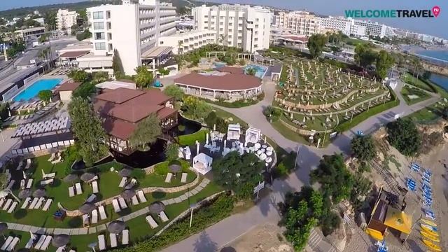Пляж Фигового дерева Кипр Протарас с высоты! Лучшие Пляжи Кипра  Fig Bay Beach Protaras Cyprus