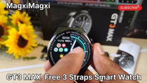Model: GT3 Max | Free 3 Straps | Wearfit Pro| Wireless Charging| Unboxing Review