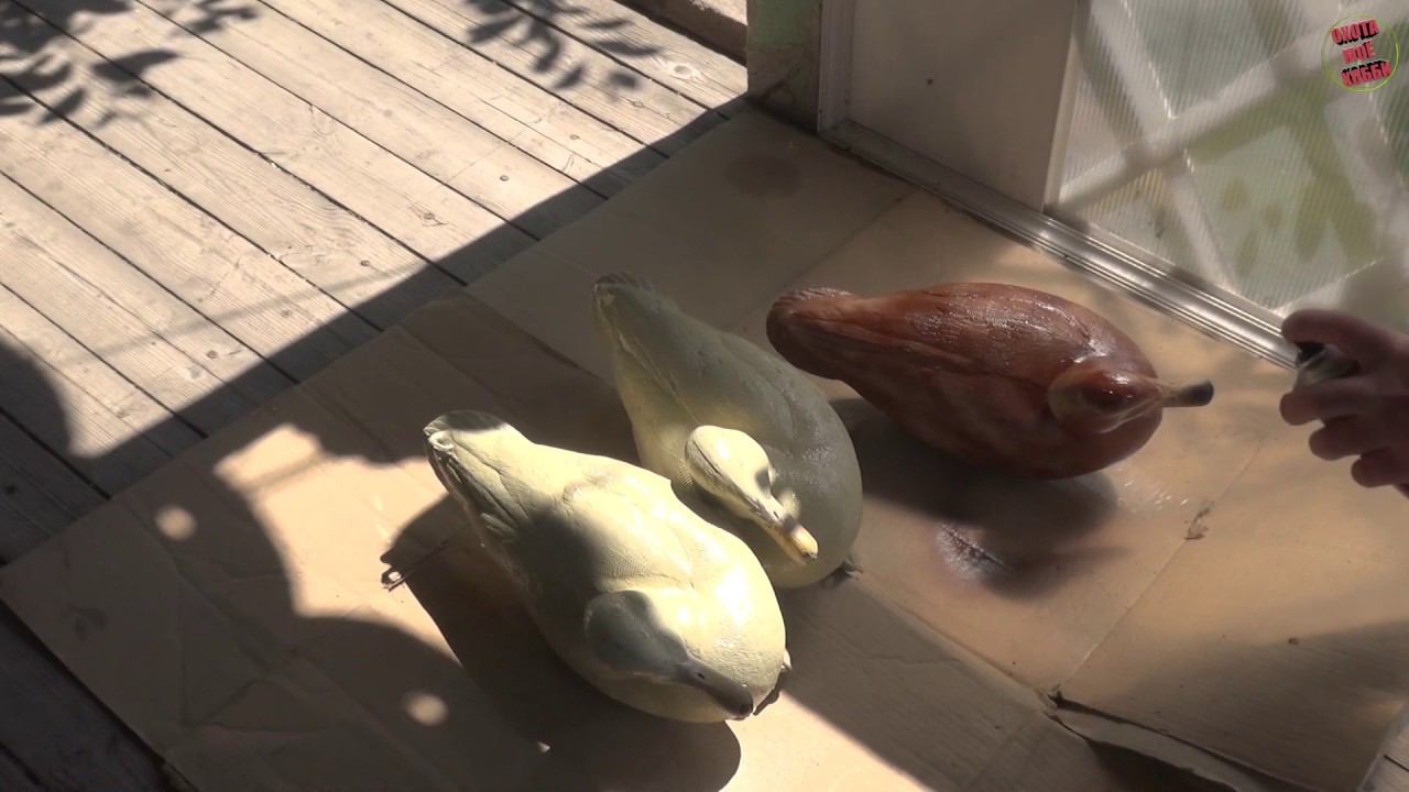 ПОДГОТОВКА ЧУЧЕЛ УТОК К СЕЗОНУ! Аэрозольной эмалью. смотреть онлайн